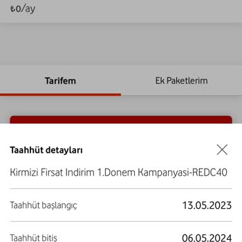 Vodafone Kırmızı Fırsat 24GB