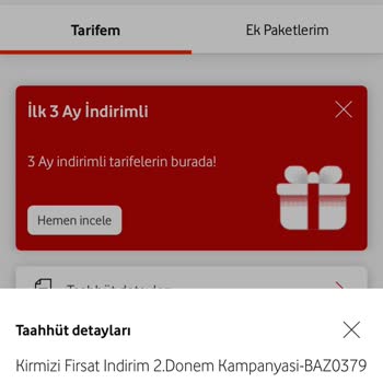 Vodafone Kırmızı Fırsat 24GB