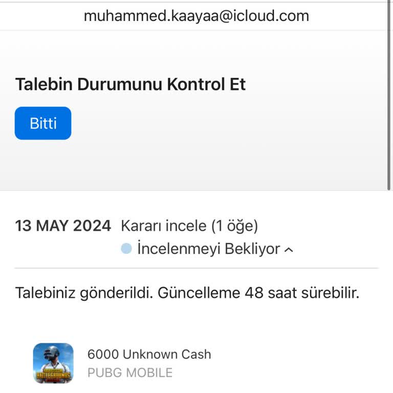 Apple Paramı İade Etmiyor Ve Talebimi Reddettiler İlgilenmiyorlar.