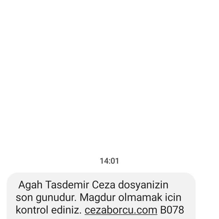 Güven Hukuk (Sms) Atomyazılım Sahte SMS