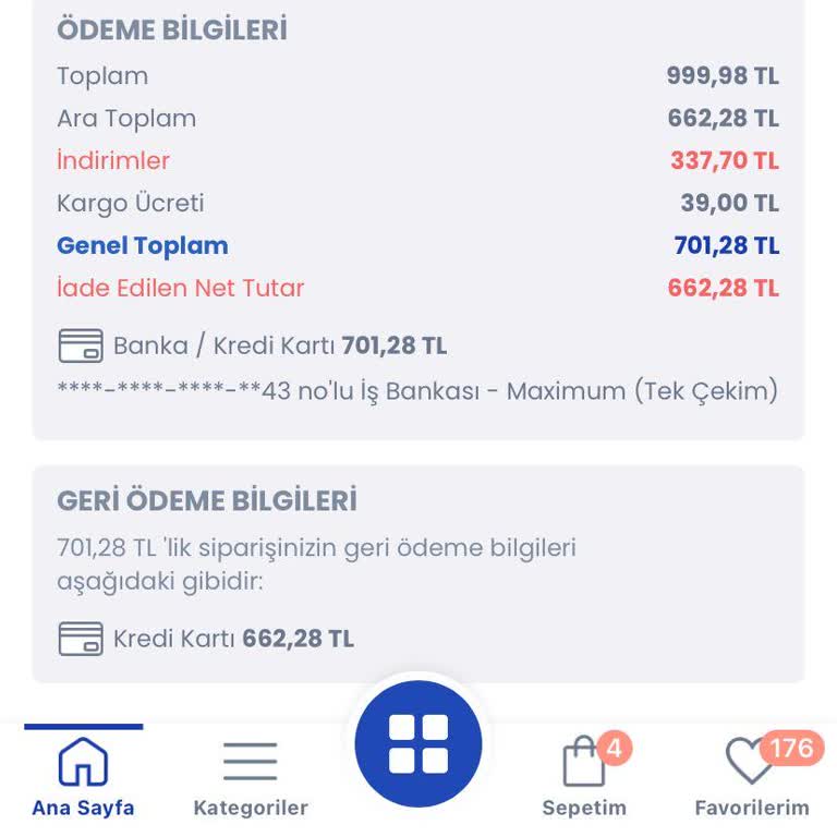 LCW İade Edilen Ürünlerin Kargo Parasını Vermiyor.