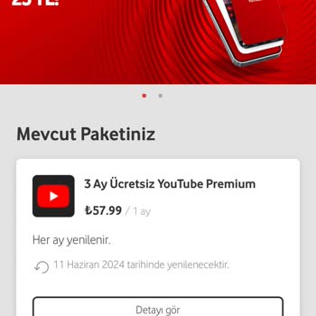 Vodafone Youtube.com Premium Mağduriyeti