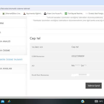 Turkcell Otomatik Fatura Tahsilat Hatası
