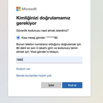 Microsoft Outlook Hesabıma Giriş Yapamıyorum.