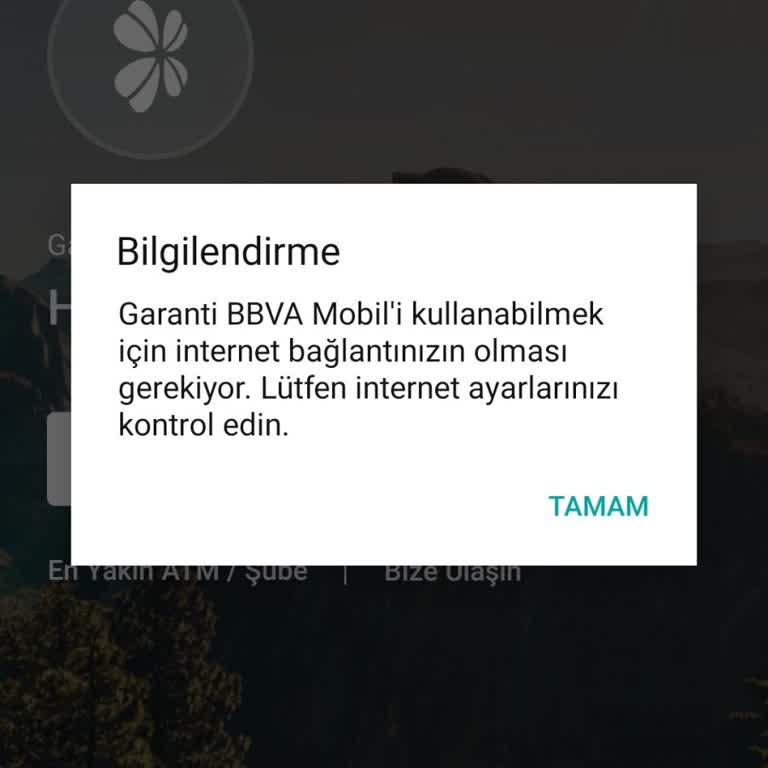 Garanti BBVA İnternette Bankacılık Sorunu