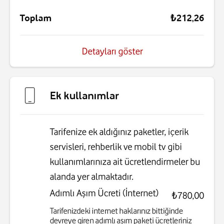 Vodafone Yüksek Ve İlgisiz Bir Firma