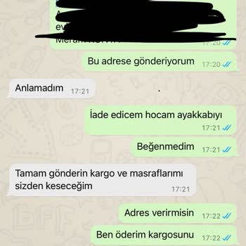 Yavuz.tactical (Instagram) Sosyal Medya Üzerinden Satış Sonrası İade Problemleri