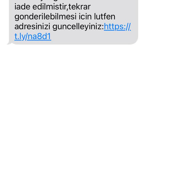 Kargo'dan Gelen Mesaj