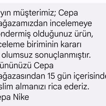 Nike Mağazasında Aldığım Ürün 20 Günde Yırtıldı.