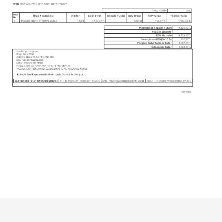 Yataş Baza Başlığın Geç Teslimatı