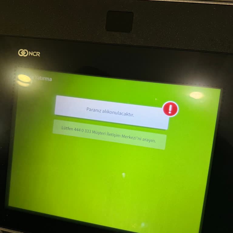 Garanti Bankası ATM Paramı Yuttu