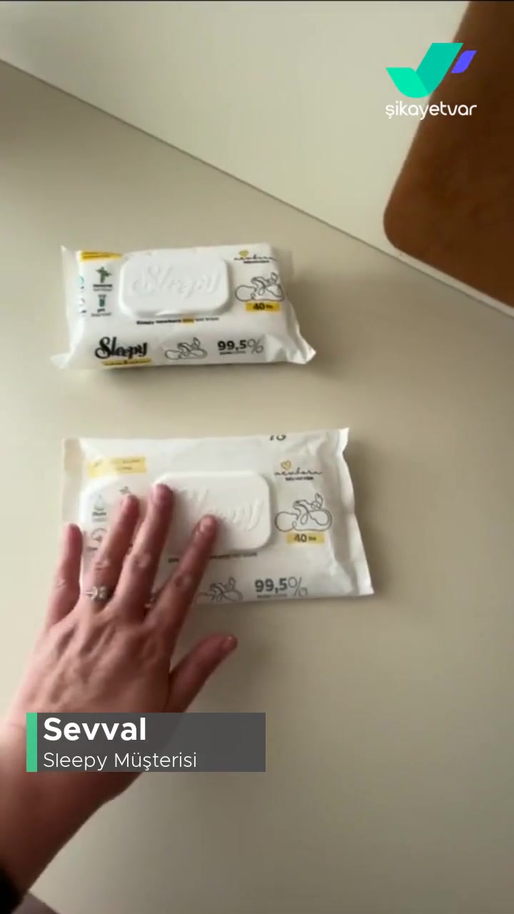 Sleepy Newborn Islak Havlu Aynı Paketlerde Farklı Ürün! videonun kapak resmi