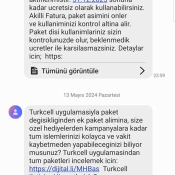Turkcell Yanlış Fatura Kesim Tarihi