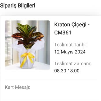 Çiçek Market Siparişimden Farklı Çiçek Teslimi