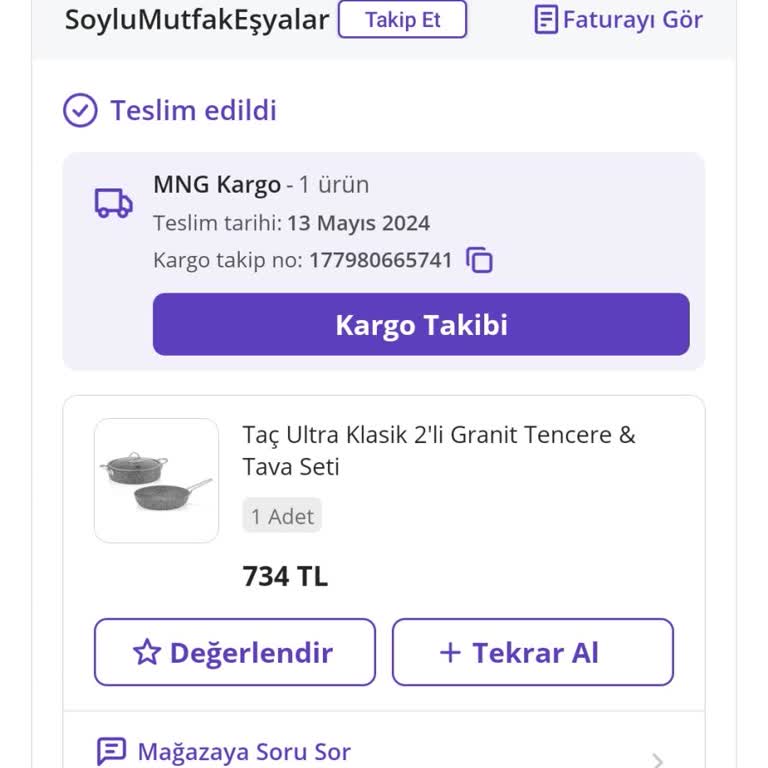 MNG Kargo Şikayeti Gereğinin Yapılmasını Rica Ederim