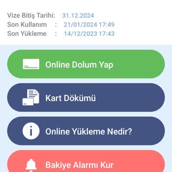 Erzurum Büyükşehir Belediyesi Erzurum Kart Dolum Hatası