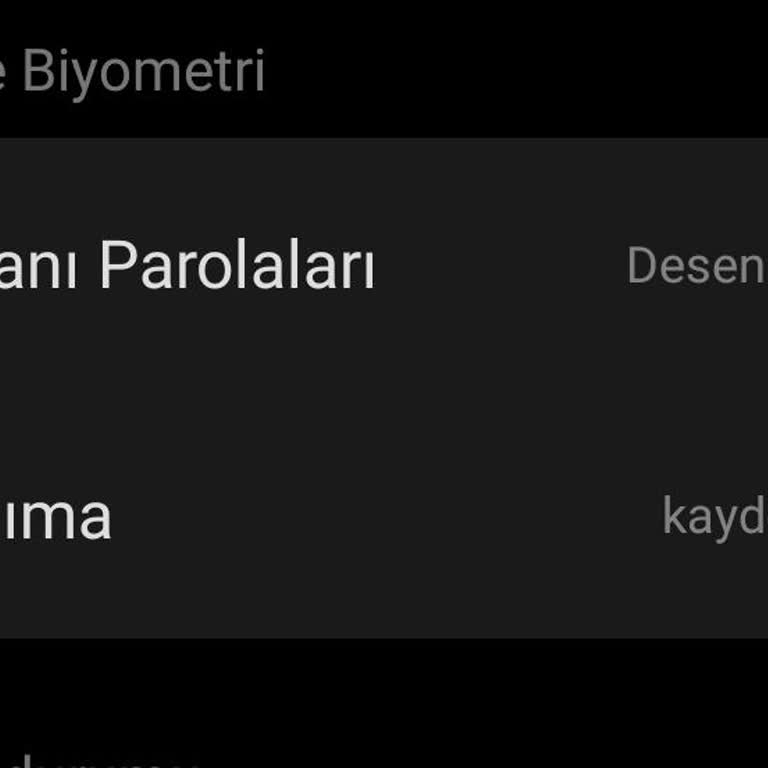 Tecno Mobile Tecno Neo 19 Telefonumda Parmak İzi Ayarlardan Bir Anda Kayboldu