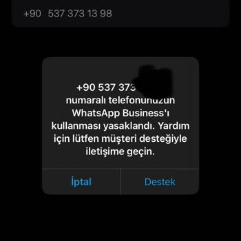 WhatsApp Bu Hesap WhatsApp Özelliğini Kullanamıyor?
