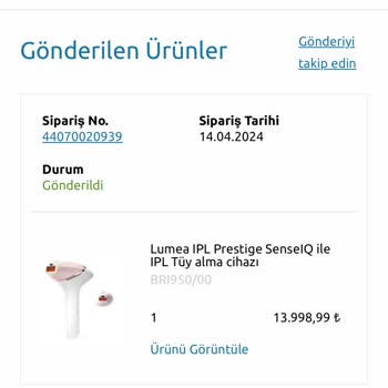 PHILIPS Ev Aletleri Philips Şikayet IPL