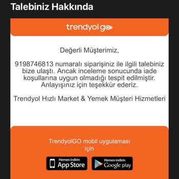 Trendyol GO İnsanların Parasına El Koyuyor!