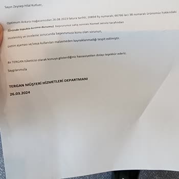 Tergan Ayıplı Ürün Ayakkabı