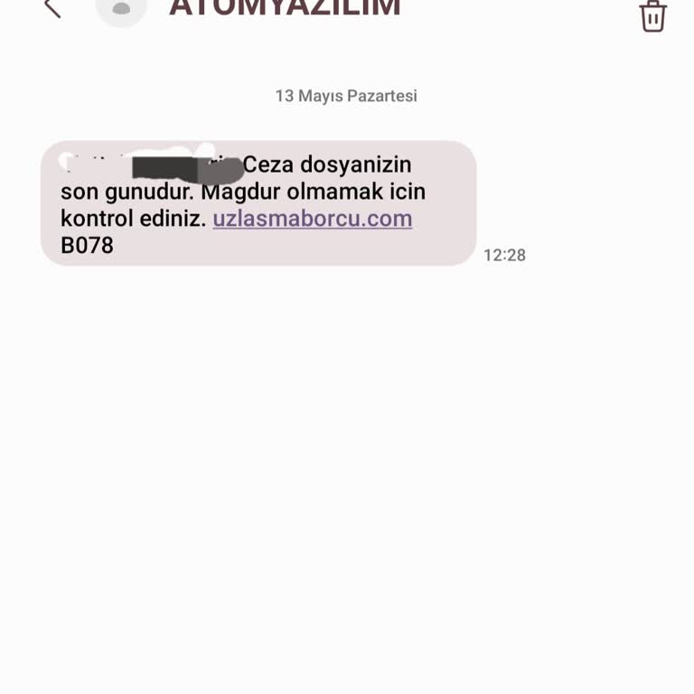 ATOMYAZILIM (SMS) Güven Hukuk (SMS) SMS Gönderimi