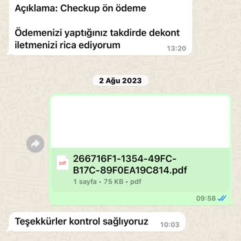 Medical Park Hastanesi Check Up Katılım Belgesi Ve Ücret İadesi