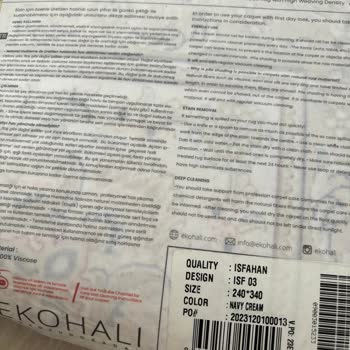 Eko Halı Aldım Çok Pişmanım