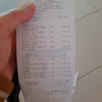 Erzincan Park Avm Watsons Mağazasında Fazladan Ücret Almaya Çalıştılar