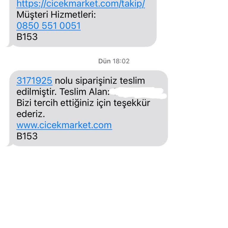 Çiçek Market Çiçeğim Ortada Yok Paramı İade Edin