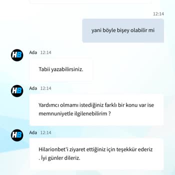 Hilarionbet Paramı Sildi İ