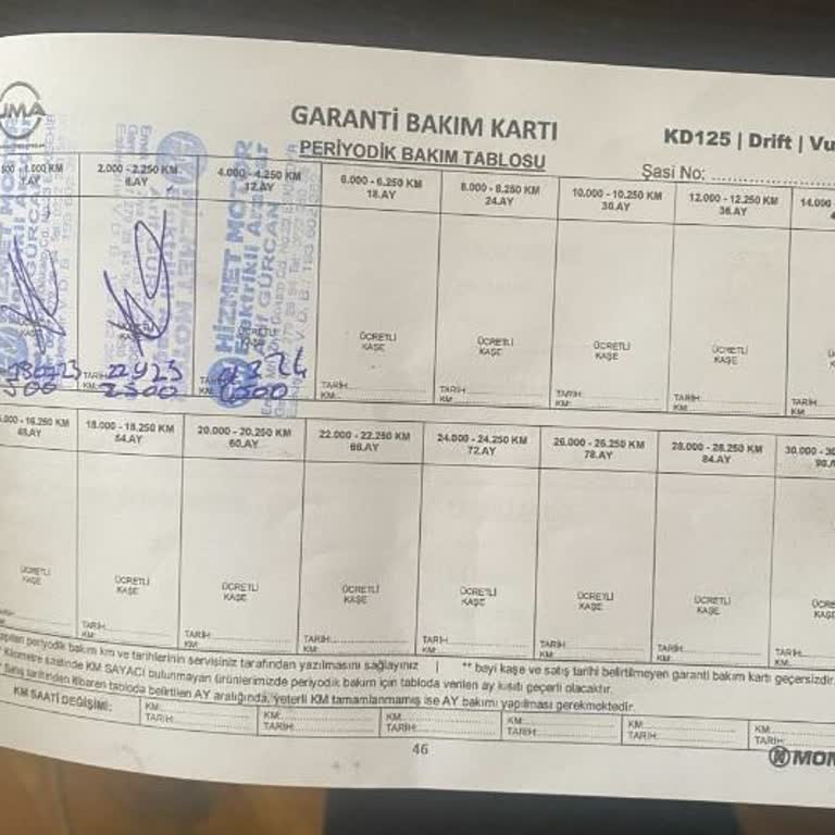 Mondial Motor Yetkili Servis Ve Müşteri Hizmetleri Mağduriyeti