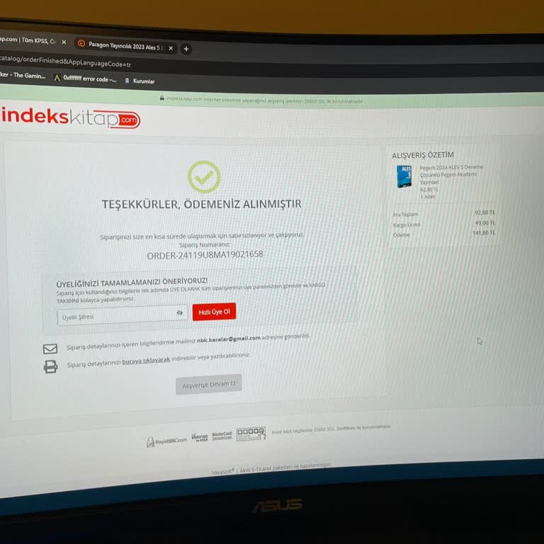 İndekskitap.com Ödeme Alıyor Kitapları Teslim Etmiyor!