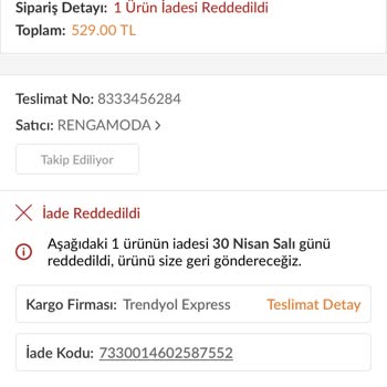 Trendyol Ürünümü Teslim Etmedi