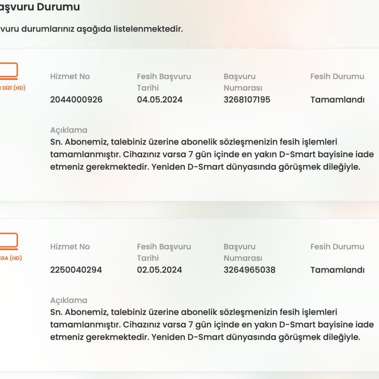 D-Smart  Fesih Olmayan Cihazı İade Etmemi İstiyor