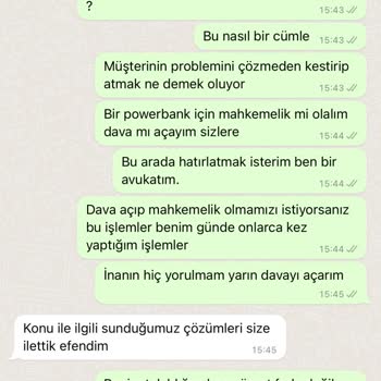 Mcdodo Arızalı Powerbank Gönderimi Ve Çalışanın Yersiz Davranışları