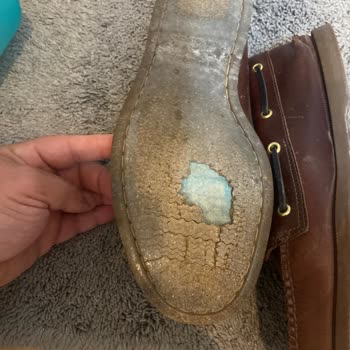Sperry Top-Sider Ayakkabı Tabanı Parçalandı...