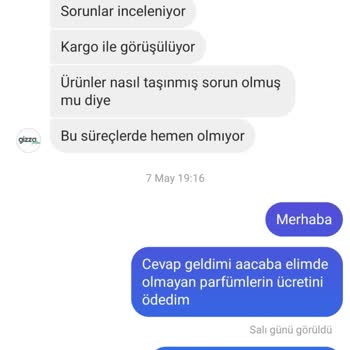 Gizza Parfüm Orijinal Olmayan Ve Kırık Parfüm Hayal Kırıklığı