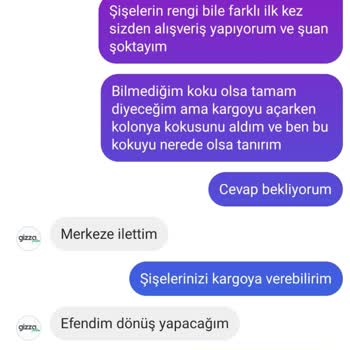 Gizza Parfüm Orijinal Olmayan Ve Kırık Parfüm Hayal Kırıklığı