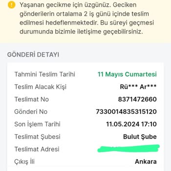 Trendyol Express Kargomu Kaç Gündür Tarafıma Ulaştırmadı
