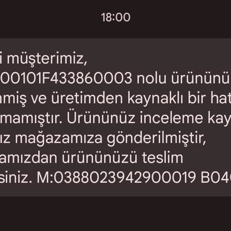 FLO Ayakkabı Ürün İnceleme Sonucunun Olumsuz Olması