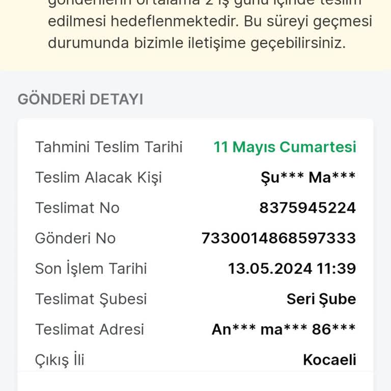 Trendyol Express Anneler Günü Hediyesi Geciktiği İçin Hayal Kırıklığı!
