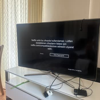 Samsung TV'de Aniden Ortaya Çıkan Netflix Erişim Sorunu