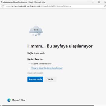 VakıfBank Telefon Numarası Güncellenmiyor