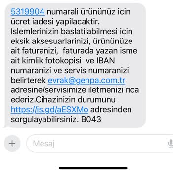 Teknosa Ücret İadesi Sorunu