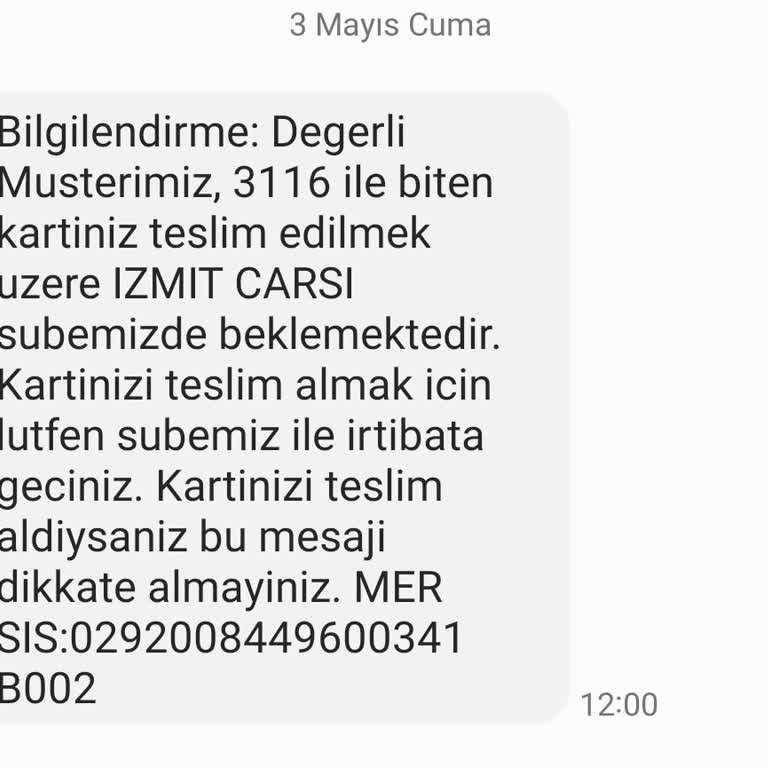 Denizbank Kredi Kartı Sorunu HKK;