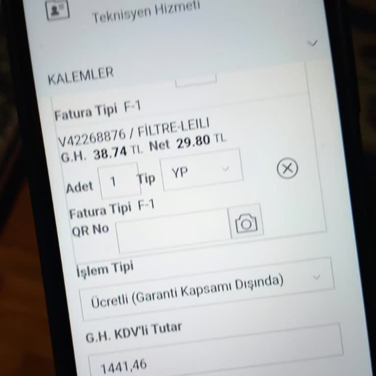 Vestel Yerli Marka Bulaşık Makinesi Filtre Değişim Ücreti Şikayeti