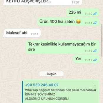Parsmennn (Instagram) Beden Uymayan T-Shirt Ve İlgisiz Müşteri Hizmetleri