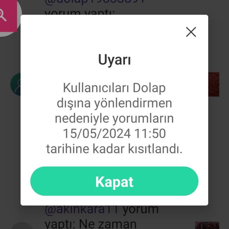 Trendyol Haksızca 1 Haftalık Kapatmaları Kaldırın