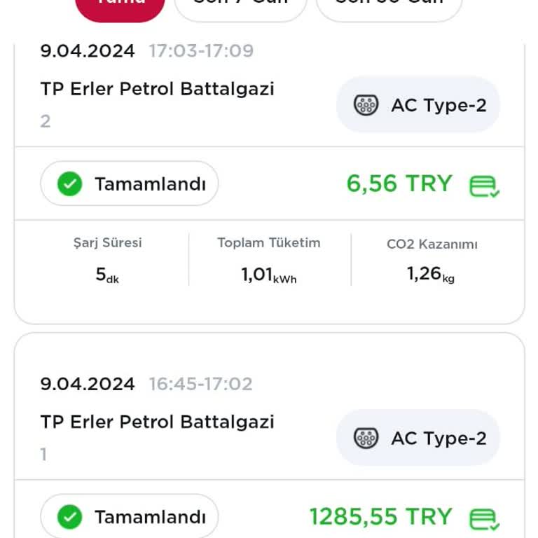 ZES Şarj İstasyonları ZES Para İadesi Yapmıyor